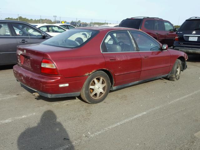 1HGCD5663SA123462 - 1995 HONDA ACCORD EX RED photo 4