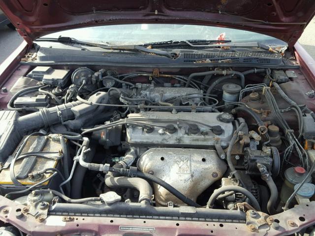 1HGCD5663SA123462 - 1995 HONDA ACCORD EX RED photo 7