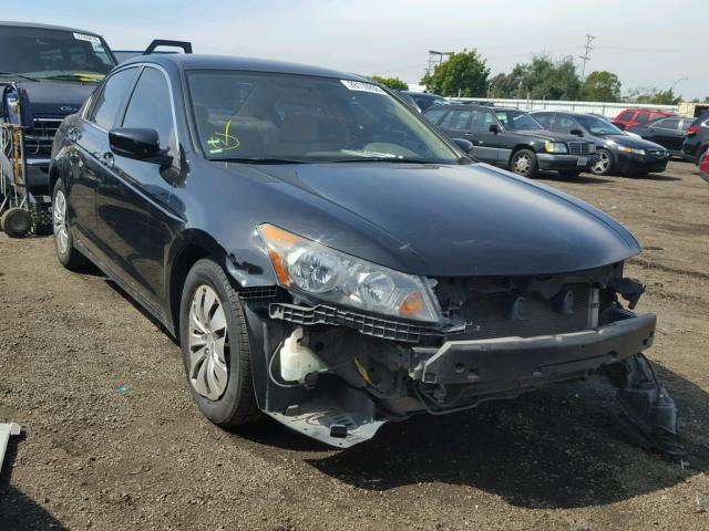 1HGCP2F37AA093716 - 2010 HONDA ACCORD LX BLACK photo 1