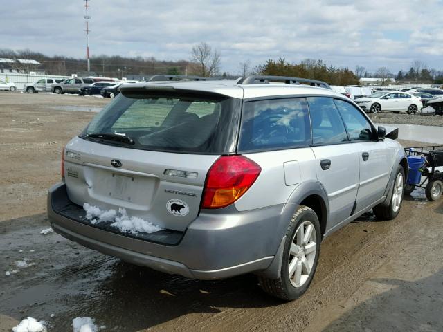 4S4BP61C467362795 - 2006 SUBARU LEGACY OUT SILVER photo 4