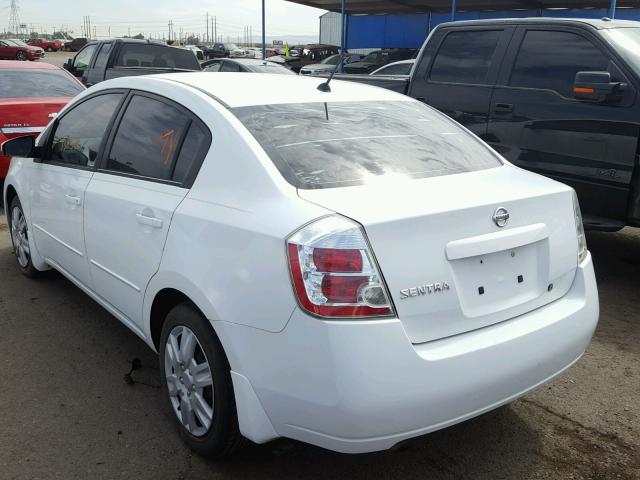 3N1AB61E48L643366 - 2008 NISSAN SENTRA 2.0 WHITE photo 3