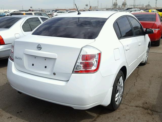 3N1AB61E48L643366 - 2008 NISSAN SENTRA 2.0 WHITE photo 4