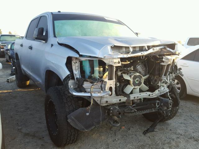 5TFDY5F15EX327693 - 2014 TOYOTA TUNDRA CRE GRAY photo 1