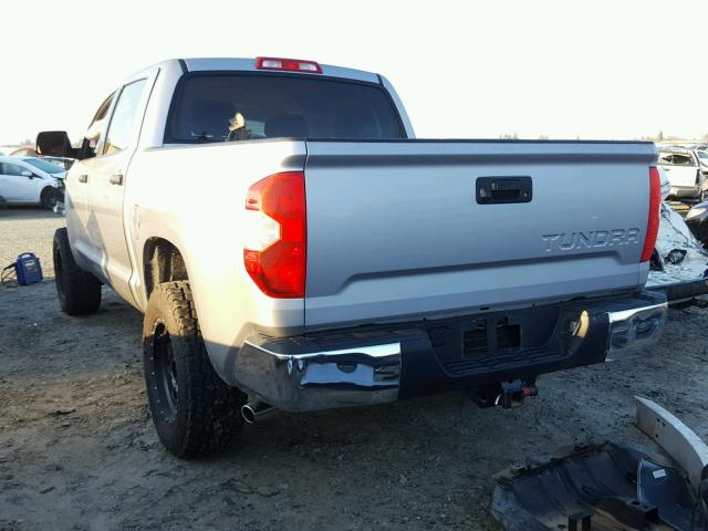 5TFDY5F15EX327693 - 2014 TOYOTA TUNDRA CRE GRAY photo 3