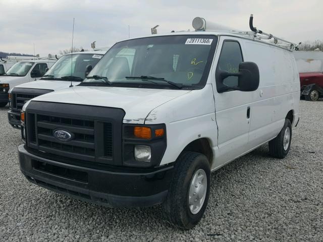 1FTNE24W48DB57925 - 2008 FORD ECONOLINE WHITE photo 2