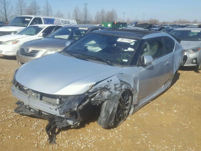 JTKJF5C77E3072871 - 2014 TOYOTA SCION TC 银色 照片 2