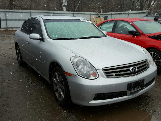 JNKCV51F56M601967 - 2006 INFINITI G35 SILVER photo 1