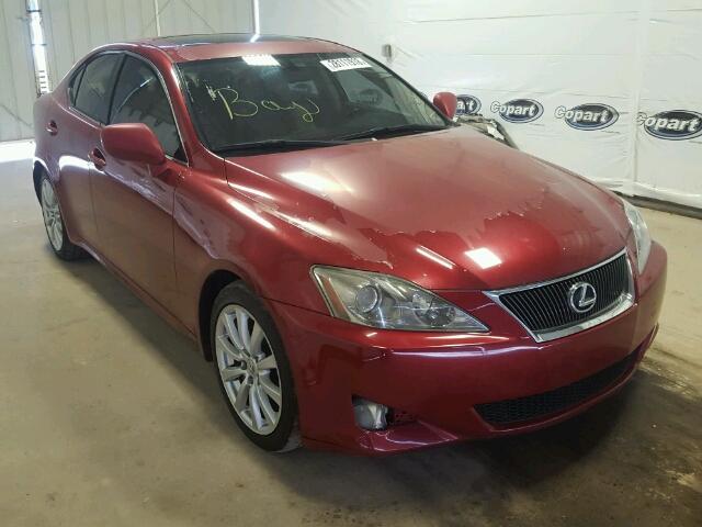 JTHBK262565008001 - 2006 LEXUS IS 250 RED photo 1