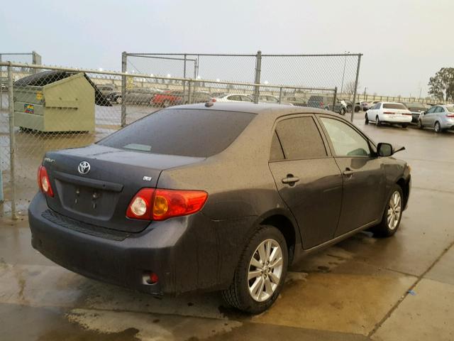 1NXBU40E29Z008831 - 2009 TOYOTA COROLLA BA GRAY photo 4