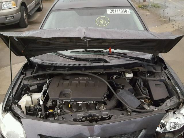 1NXBU40E29Z008831 - 2009 TOYOTA COROLLA BA GRAY photo 7