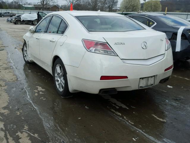 19UUA8F27BA001960 - 2011 ACURA TL WHITE photo 3