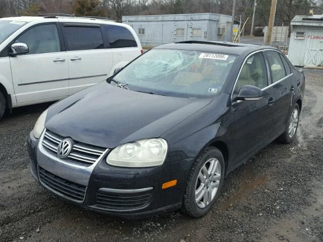 3VWST71K96M012885 - 2006 VOLKSWAGEN JETTA TDI BLACK photo 2