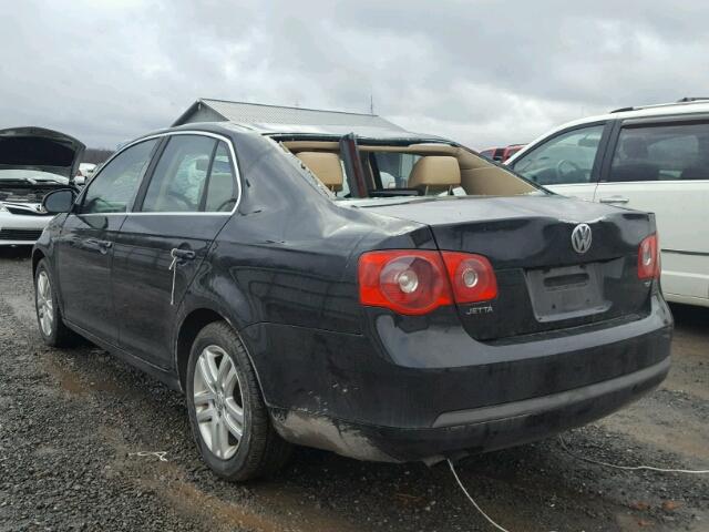 3VWST71K96M012885 - 2006 VOLKSWAGEN JETTA TDI BLACK photo 3