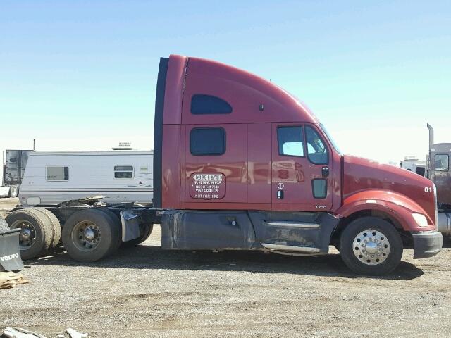 1XKFD49X8CJ305139 - 2012 KENWORTH CONSTRUCTI RED photo 9