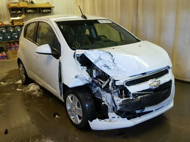 KL8CD6S94FC767043 - 2015 CHEVROLET SPARK 1LT WHITE photo 1