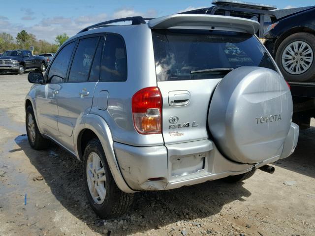 JTEGH20V820060380 - 2002 TOYOTA RAV4 SILVER photo 3