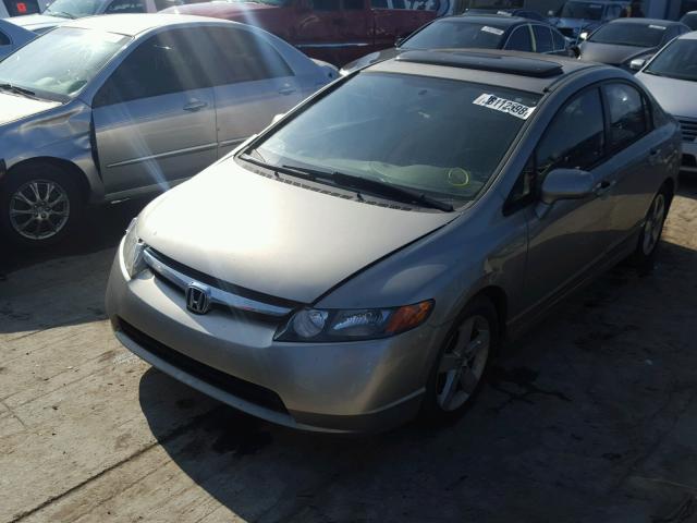 1HGFA16896L051662 - 2006 HONDA CIVIC EX SILVER photo 2