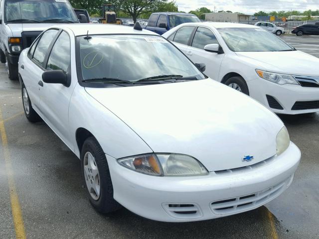 1G1JC524217368979 - 2001 CHEVROLET CAVALIER B WHITE photo 1