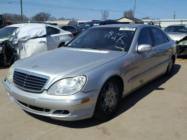 WDBNG84J23A338127 - 2003 MERCEDES-BENZ S 500 4MAT SILVER photo 2