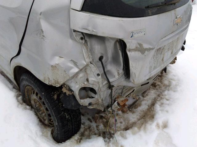 1G1JB6EH5C4203942 - 2012 CHEVROLET SONIC LS 银色 照片 9