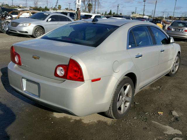 1G1ZC5EU7CF127751 - 2012 CHEVROLET MALIBU 1LT BEIGE photo 4