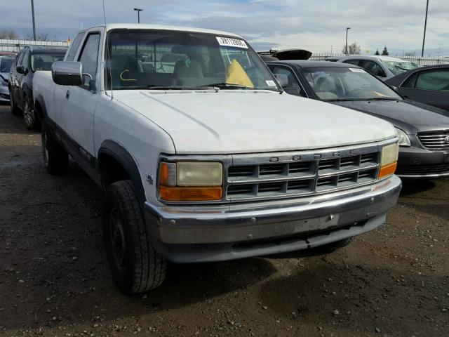 1B7GG23Y7PS171432 - 1993 DODGE DAKOTA WHITE photo 1