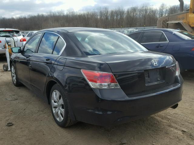 1HGCP25768A134335 - 2008 HONDA ACCORD EX BLACK photo 3