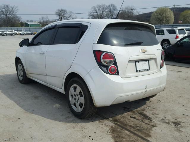 1G1JA6SH6E4196445 - 2014 CHEVROLET SONIC LS WHITE photo 3