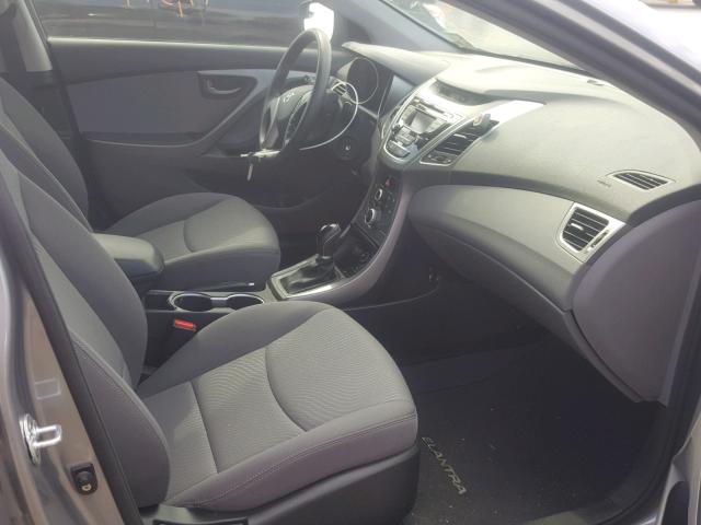 KMHDH4AE3FU390620 - 2015 HYUNDAI ELANTRA SE GRAY photo 5