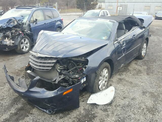 1C3LC45K48N263679 - 2008 CHRYSLER SEBRING BLUE photo 2