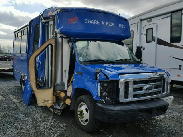 1FDFE4FS5CDA62756 - 2012 FORD ECONOLINE BLUE photo 1