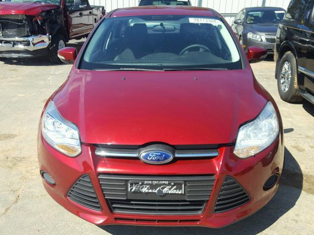 1FADP3F29EL288412 - 2014 FORD FOCUS SE RED photo 9