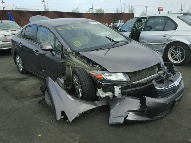 19XFB2F59CE374797 - 2012 HONDA CIVIC LX GRAY photo 1