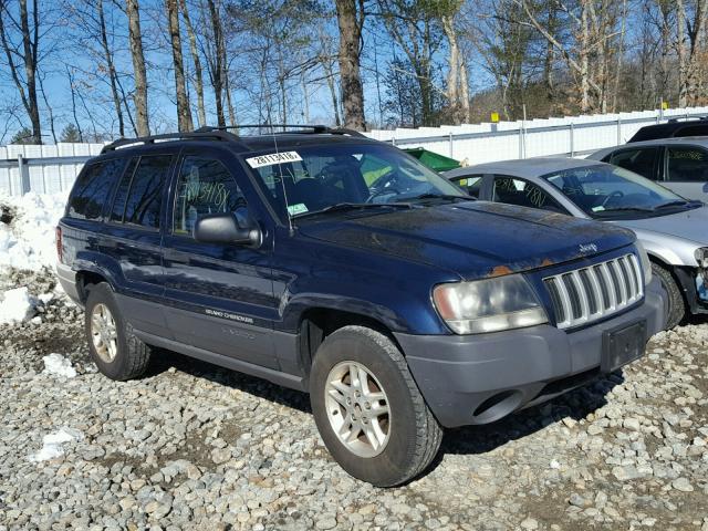 1J4GW48S74C297423 - 2004 JEEP GRAND CHER BLUE photo 1