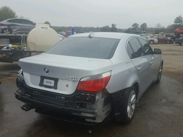 WBANB53527CP07711 - 2007 BMW 550 I SILVER photo 4