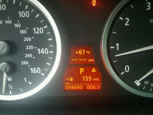 WBANB53527CP07711 - 2007 BMW 550 I SILVER photo 8