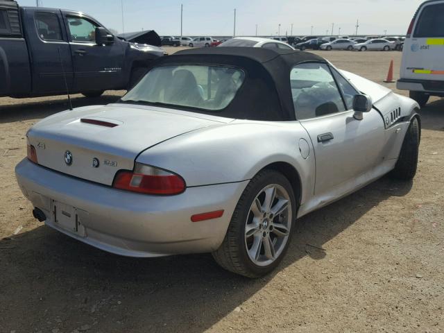 4USCH9343YLG04271 - 2000 BMW Z3 2.3 GRAY photo 4