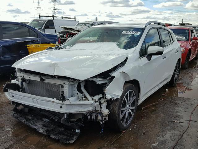 4S3GTAT63H3715148 - 2017 SUBARU IMPREZA LI WHITE photo 2