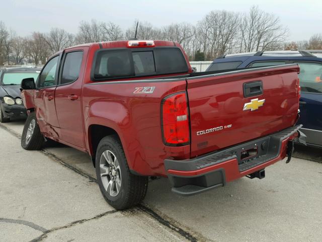 1GCGTDEN2J1159339 - 2018 CHEVROLET COLORADO Z RED photo 3