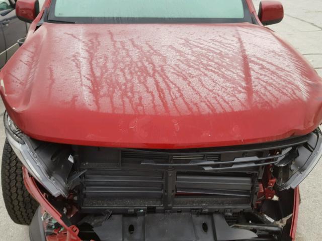 1GCGTDEN2J1159339 - 2018 CHEVROLET COLORADO Z RED photo 7