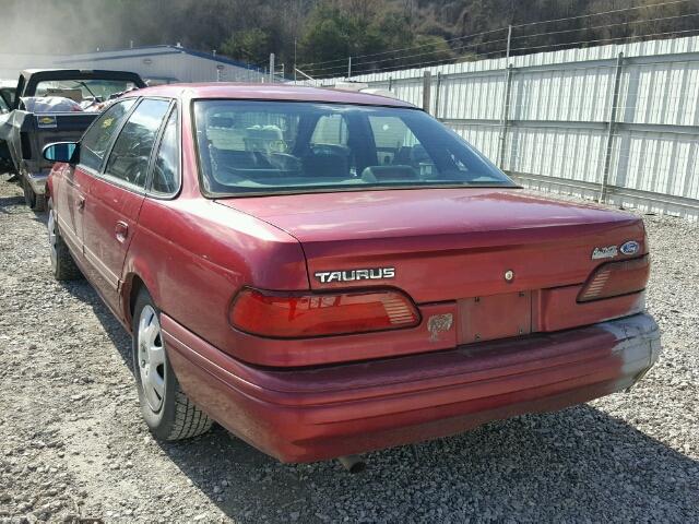 1FALP52U6SA108308 - 1995 FORD TAURUS GL MAROON photo 3