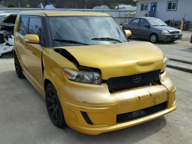 JTLKE50E181057403 - 2008 TOYOTA SCION XB GOLD photo 1