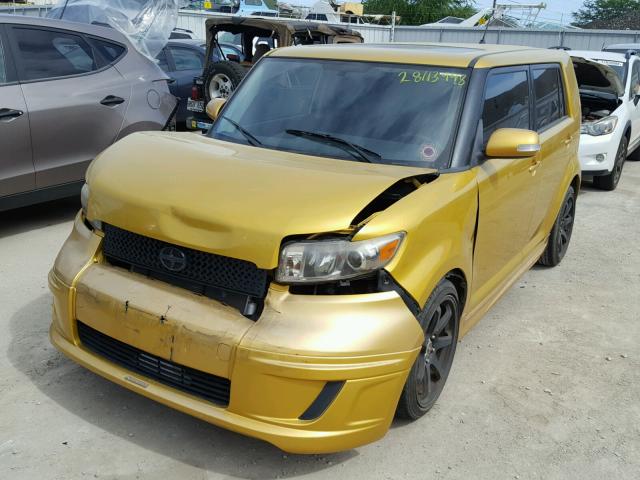 JTLKE50E181057403 - 2008 TOYOTA SCION XB GOLD photo 2