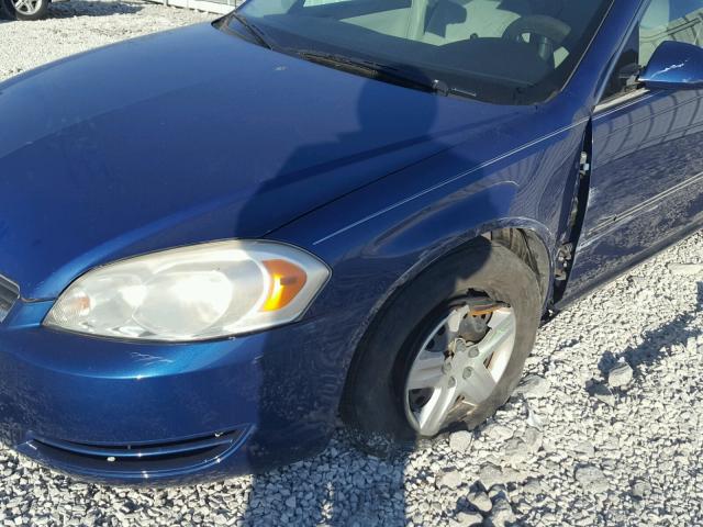 2G1WB58K069208586 - 2006 CHEVROLET IMPALA LS BLUE photo 9