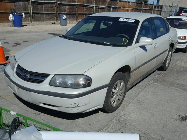 2G1WF52E949276017 - 2004 CHEVROLET IMPALA SILVER photo 2