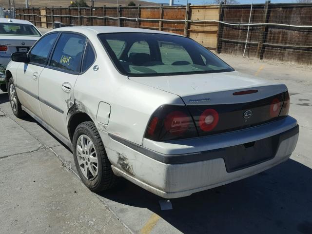 2G1WF52E949276017 - 2004 CHEVROLET IMPALA SILVER photo 3