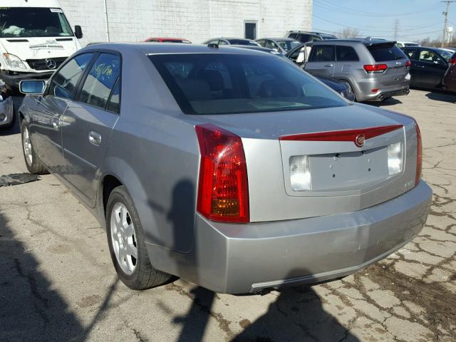 1G6DM57T970190039 - 2007 CADILLAC CTS GRAY photo 3