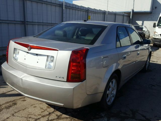 1G6DM57T970190039 - 2007 CADILLAC CTS GRAY photo 4