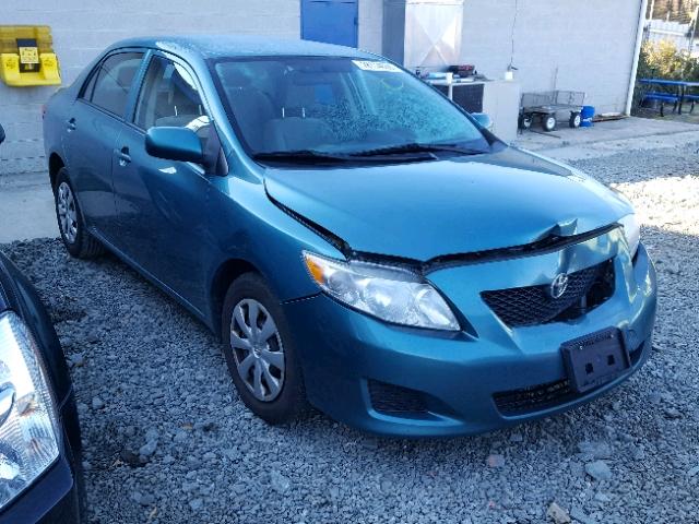 2T1BU4EE4AC389550 - 2010 TOYOTA COROLLA BA GREEN photo 1