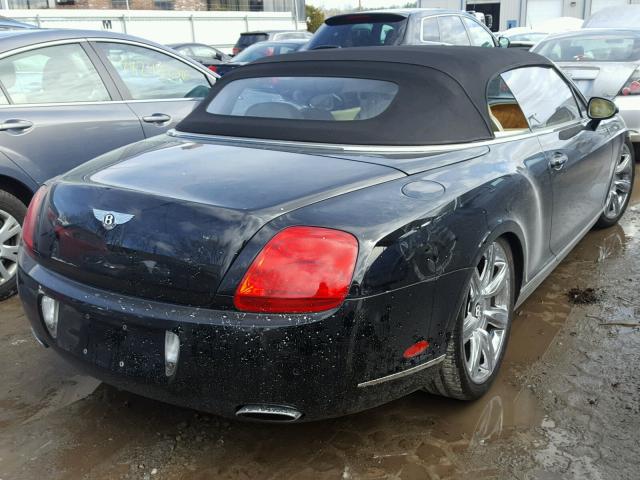 SCBDR33W58C051886 - 2008 BENTLEY CONTINENTA BLACK photo 4